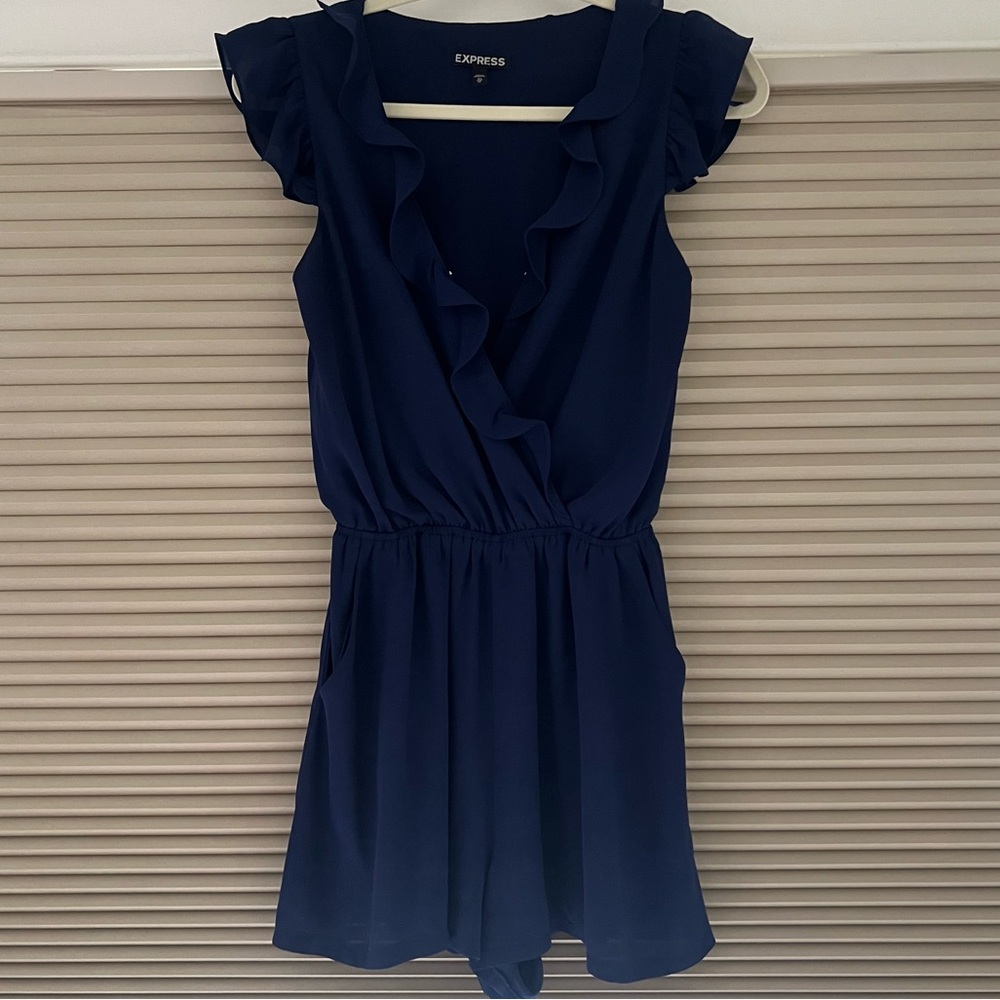 Express Romper size XS blue